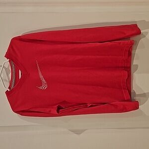 Pink Nike long sleeve shirt